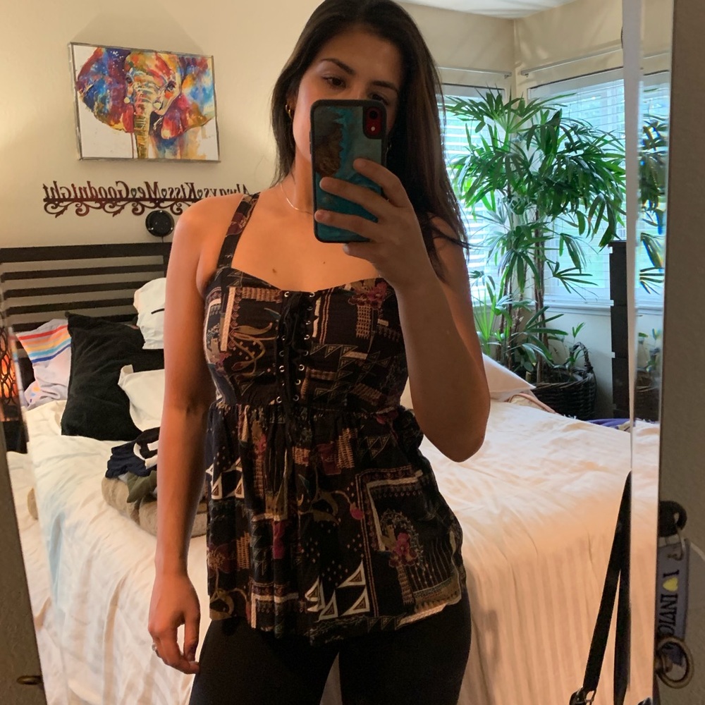 Urban Outfitters VINTAGE FABRIC Tank Top S/M